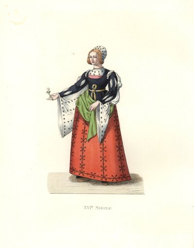 Donna di Castiglia, Spagna da Edmond Lechevallier Chevignard