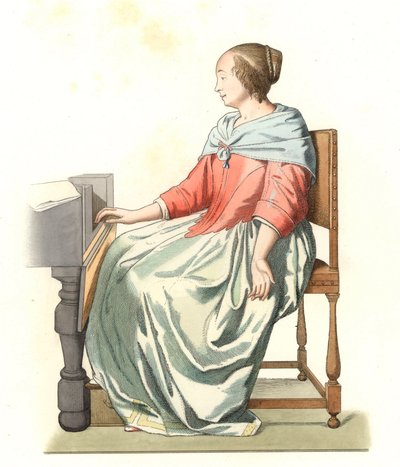Donna di qualità, Olanda da Edmond Lechevallier Chevignard
