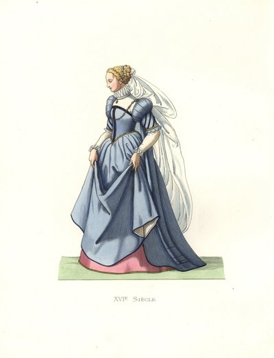 Giovane donna di Ravenna, XVI secolo da Edmond Lechevallier Chevignard