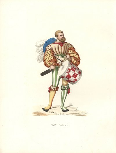 Tamburino militare tedesco da Edmond Lechevallier Chevignard