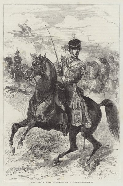 La Guardia Imperiale Francese, Artiglieria a cavallo da Edmond Morin