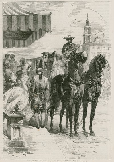 La stagione londinese - andando al salotto da Edmond Morin