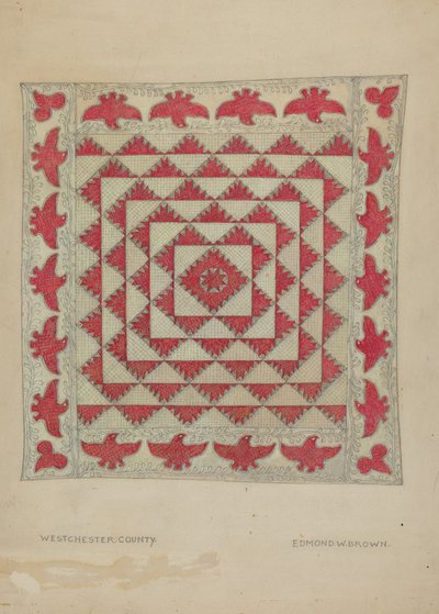 Trapunta patchwork da Edmond W. Brown