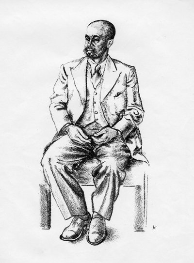 Bedjironde Tecle Hawariate, statista etiope, 1935 da Edmond Xavier Kapp