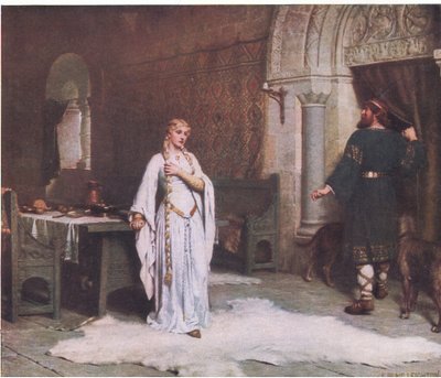 Godiva, Bibbys Annual, 1916-17 da Edmund Blair Leighton