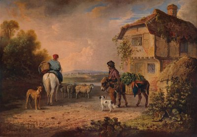 Al mercato, 1828 da Edmund Bristow