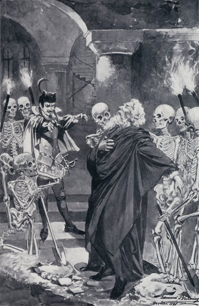 Illustrazione per il Faust di Goethe da Edmund Bruning