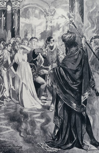 Illustrazione per il Faust di Goethe da Edmund Bruning