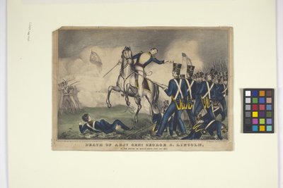 Morte del Gen. Adj. George S. Lincoln da Edmund Burke Kellogg