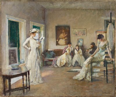 Prova nello studio da Edmund Charles Tarbell