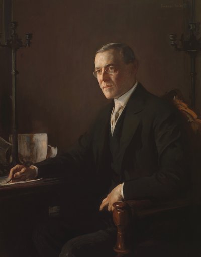 Woodrow Wilson, 1920-1921 da Edmund Charles Tarbell