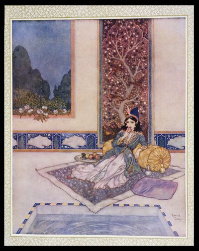 Una Principessa che Mangia Frutta da Edmund Dulac