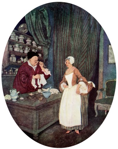 Non ho mai visto cucire così piccolo da Edmund Dulac