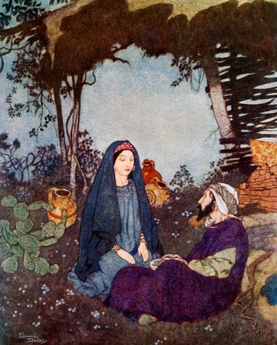 Se il deserto fosse la mia casa, allora lascerei che il mondo passasse da Edmund Dulac