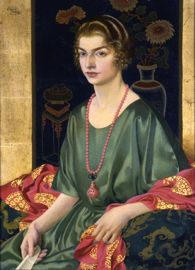 Ritratto di Elizabeth Allhusen da Edmund Dulac
