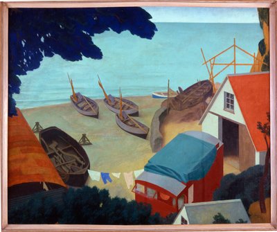 Il cantiere navale da Edmund Dulac
