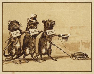 Illustrazione per Tre topolini ciechi da Edmund G. Caldwell