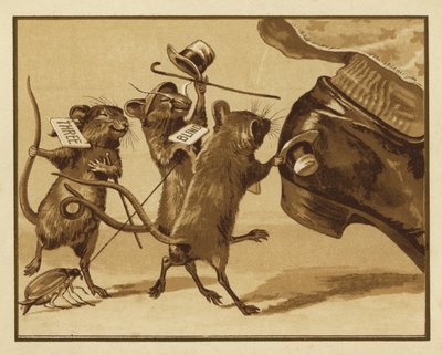 Illustrazione per Tre topolini ciechi da Edmund G. Caldwell