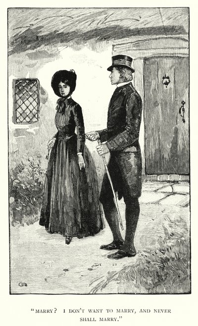 Illustrazione per Jane Eyre di Charlotte Bronte da Edmund Henry Garrett