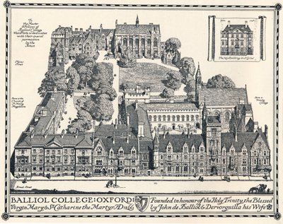 Balliol College, Oxford, 1905 da Edmund Hort New