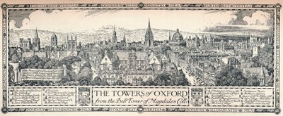 Le Torri di Oxford, 1905 da Edmund Hort New