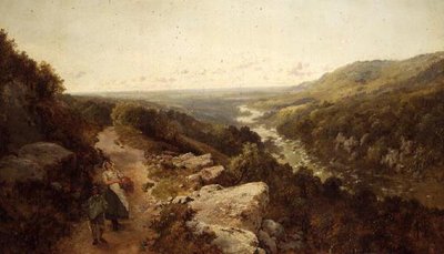 Un ampio paesaggio fluviale da Edmund John Niemann
