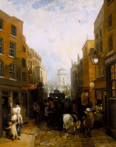 Buckingham Street, Strand, 1854 da Edmund John Niemann