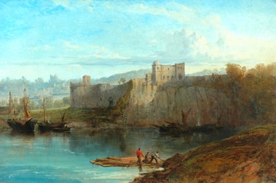 Castello di Chepstow sul Wye, 1872 da Edmund John Niemann