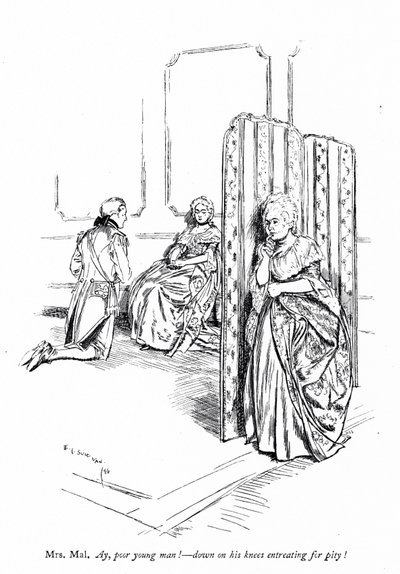Illustrazione per I rivali di Sheridan (incisione) da Edmund Joseph (after) Sullivan