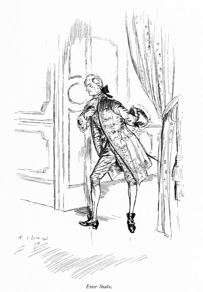 Illustrazione per La scuola della maldicenza di Sheridan (incisione) da Edmund Joseph (after) Sullivan