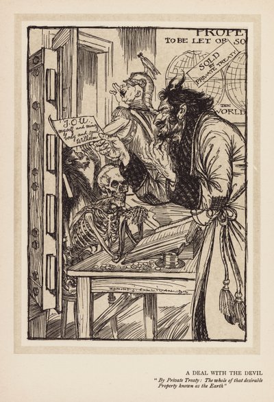 La ghirlanda del Kaiser: Un patto con il diavolo da Edmund Joseph (after) Sullivan