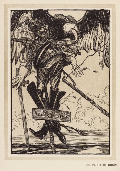 La ghirlanda del Kaiser: Die Wacht Am Rhein da Edmund Joseph (after) Sullivan