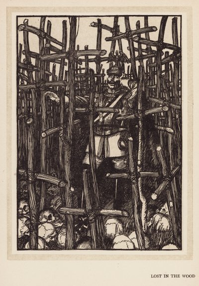 La Ghirlanda del Kaiser: Perso nel bosco da Edmund Joseph (after) Sullivan