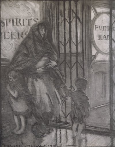 La porta della taverna, Bibbys Annual da Edmund Joseph (after) Sullivan