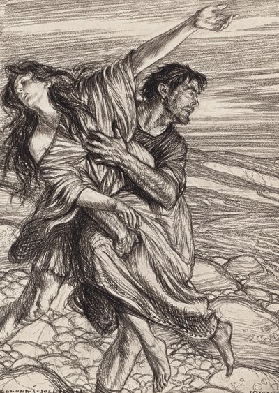 William Shakespeare: Pericle, Principe di Tiro, Atto IV, Scena 1 da Edmund Joseph (after) Sullivan