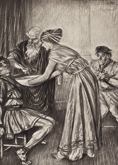 William Shakespeare: La tragedia di Tito Andronico, Atto V, Scena 2 da Edmund Joseph (after) Sullivan