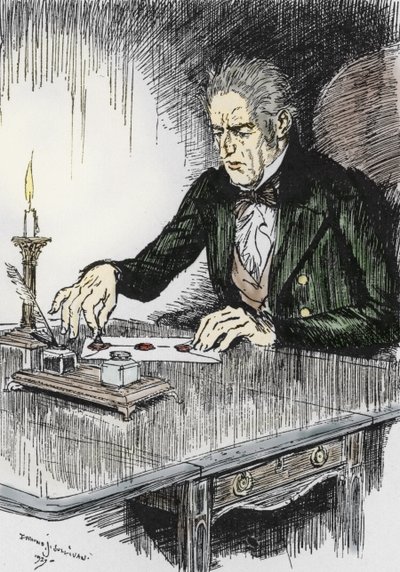 Dr Jekyll chiude la lettera in cui confessa di essere Mr Hyde l