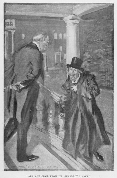 Illustrazione per Dr Jekyll e Mr Hyde di R L Stevenson da Edmund Joseph Sullivan