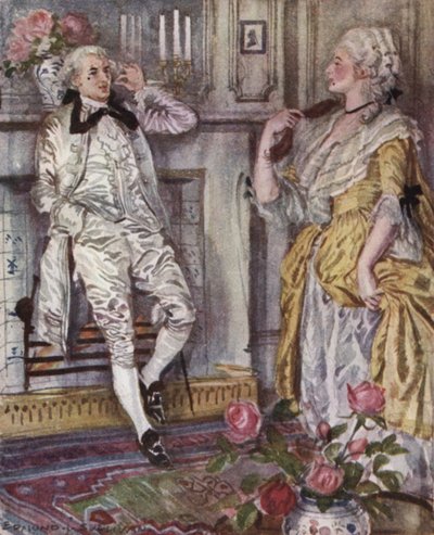 Illustrazione per Il vicario di Wakefield di Oliver Goldsmith da Edmund Joseph Sullivan