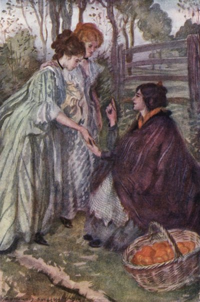 Illustrazione per Il vicario di Wakefield di Oliver Goldsmith da Edmund Joseph Sullivan