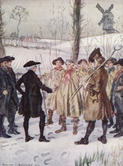 Illustrazione per Il vicario di Wakefield di Oliver Goldsmith da Edmund Joseph Sullivan