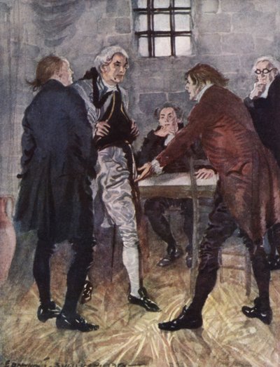 Illustrazione per Il vicario di Wakefield di Oliver Goldsmith da Edmund Joseph Sullivan