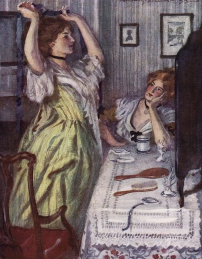 Illustrazione per Il vicario di Wakefield di Oliver Goldsmith da Edmund Joseph Sullivan