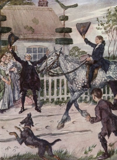 Illustrazione per Il vicario di Wakefield di Oliver Goldsmith da Edmund Joseph Sullivan