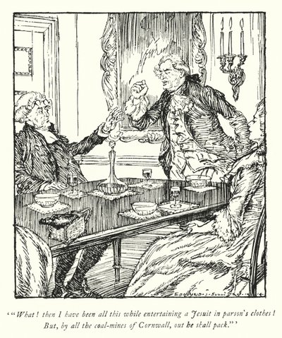 Illustrazione per Il vicario di Wakefield di Oliver Goldsmith da Edmund Joseph Sullivan