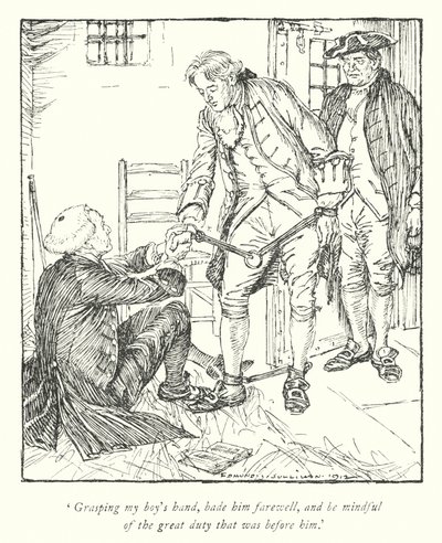 Illustrazione per Il vicario di Wakefield di Oliver Goldsmith da Edmund Joseph Sullivan