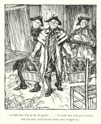 Illustrazione per Il vicario di Wakefield di Oliver Goldsmith da Edmund Joseph Sullivan