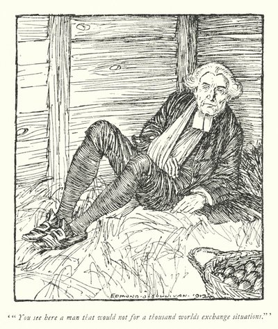 Illustrazione per Il vicario di Wakefield di Oliver Goldsmith da Edmund Joseph Sullivan