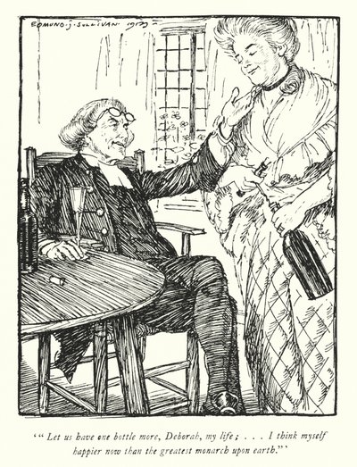 Illustrazione per Il vicario di Wakefield di Oliver Goldsmith da Edmund Joseph Sullivan