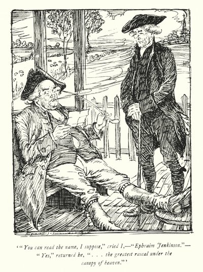 Illustrazione per Il vicario di Wakefield di Oliver Goldsmith da Edmund Joseph Sullivan